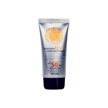 3W Clinic Intensive UV Sunblock Cream SPF 50+PA+++ (70ml)