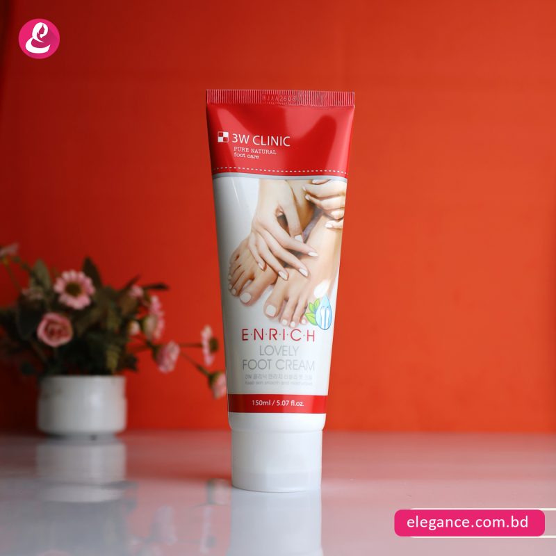 3W CLINIC Enrich Lovely Foot Cream 150ml Elegance