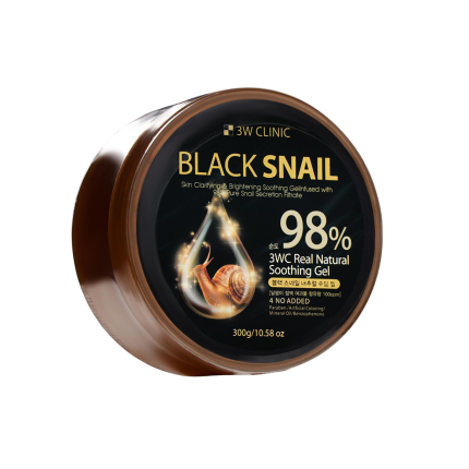 3W Clinic Black Snail Soothing Gel 300g