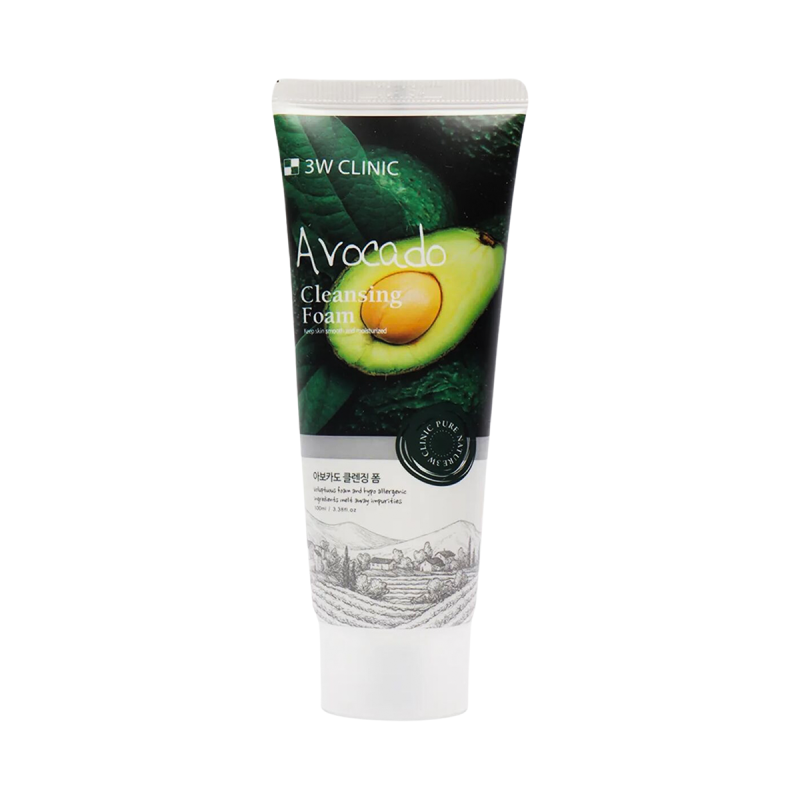 3w Clinic Avocado Cleansing Foam- 100ml