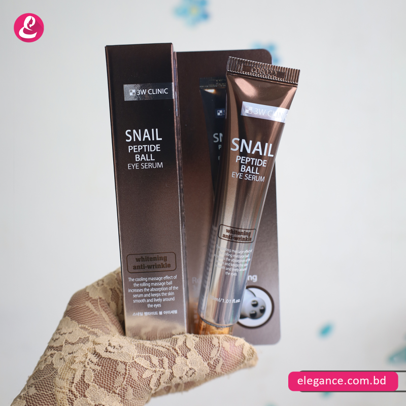 3W Clinic Snail Peptide Ball eye Serum 30ml Elegance