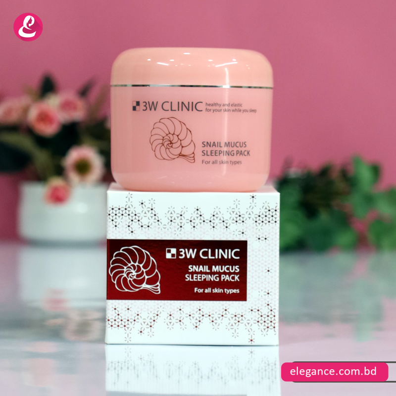 3W Clinic Snail Mucus Sleeping Pack 100ml Elegance