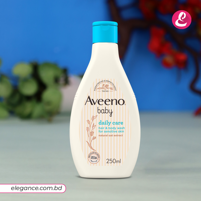Aveeno Baby Daily Care Hair & Body Wash For Sensitive Skin 250ml Elegance