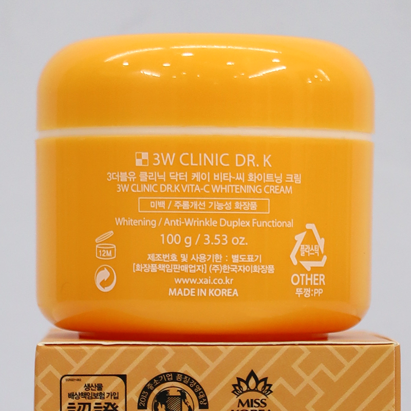 3W Clinic Dr. K Vitamin - C Whitening Cream 100g Elegance