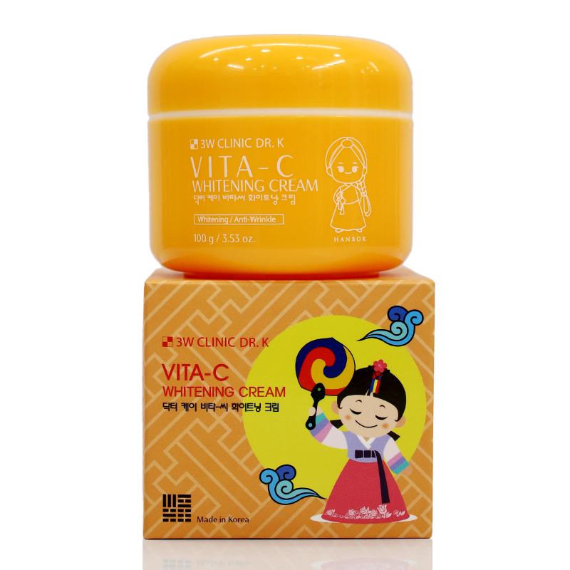 3W Clinic Dr. K Vitamin - C Whitening Cream 100g Elegance