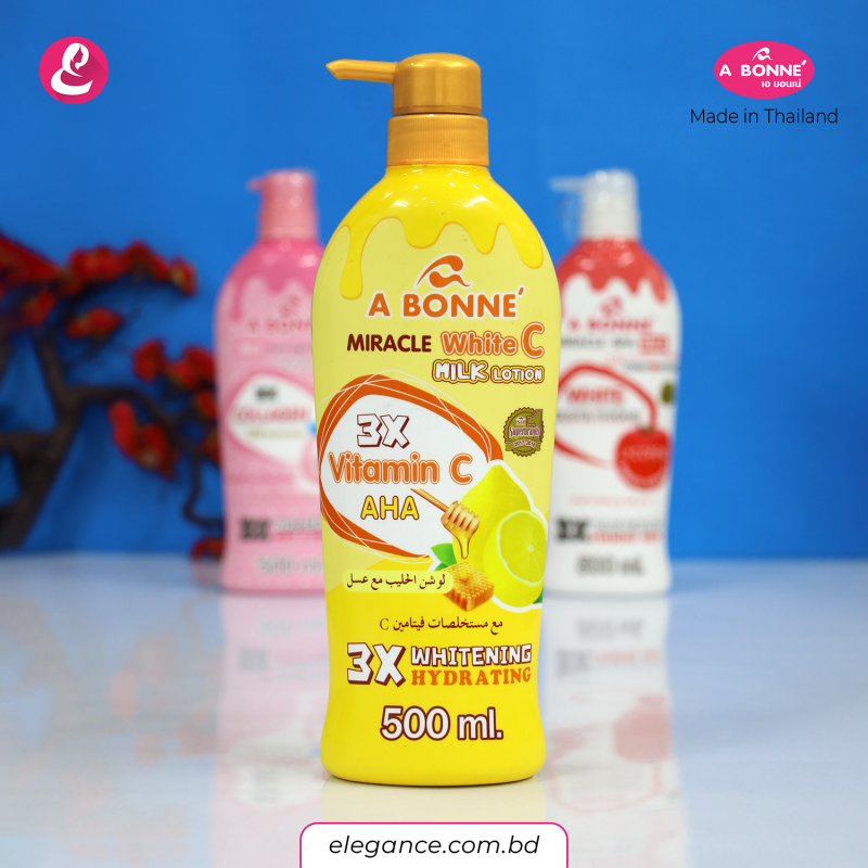 A Bonne Miracle White C Vitamin C and Honey Formula Milk Lotion 500ml Elegance