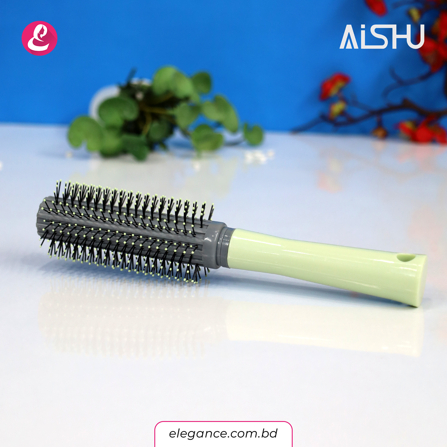 AiSHU Salon Fashion Round Hair Brush Elegance
