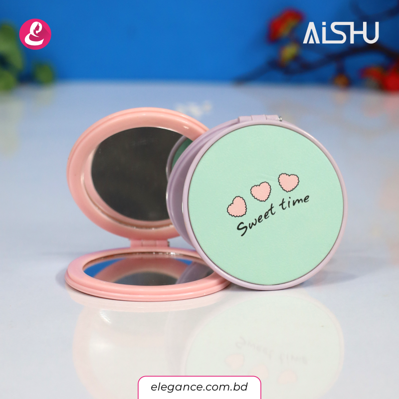 AiSHU Super Pocket Mirror Round Elegance