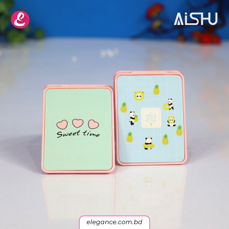 AiSHU Smile Pocket Mirror Squire Elegance