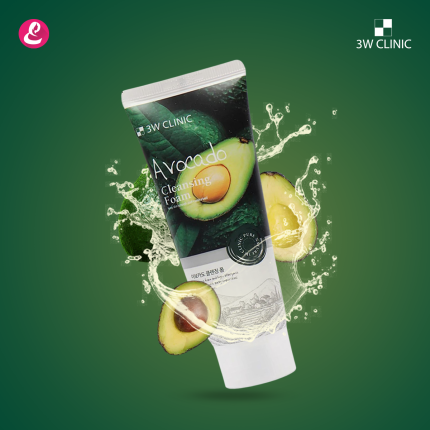 3w Clinic Avocado Cleansing Foam- 100ml