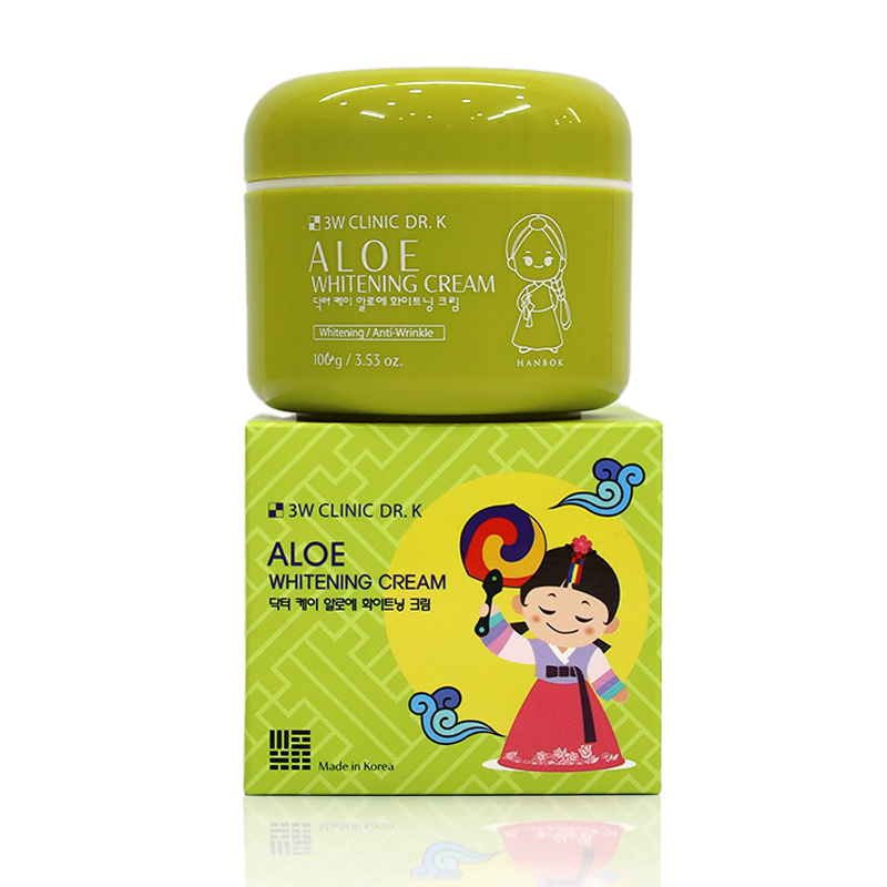 3W Clinic Dr. K Aloe Whitening Cream (100ml) Elegance