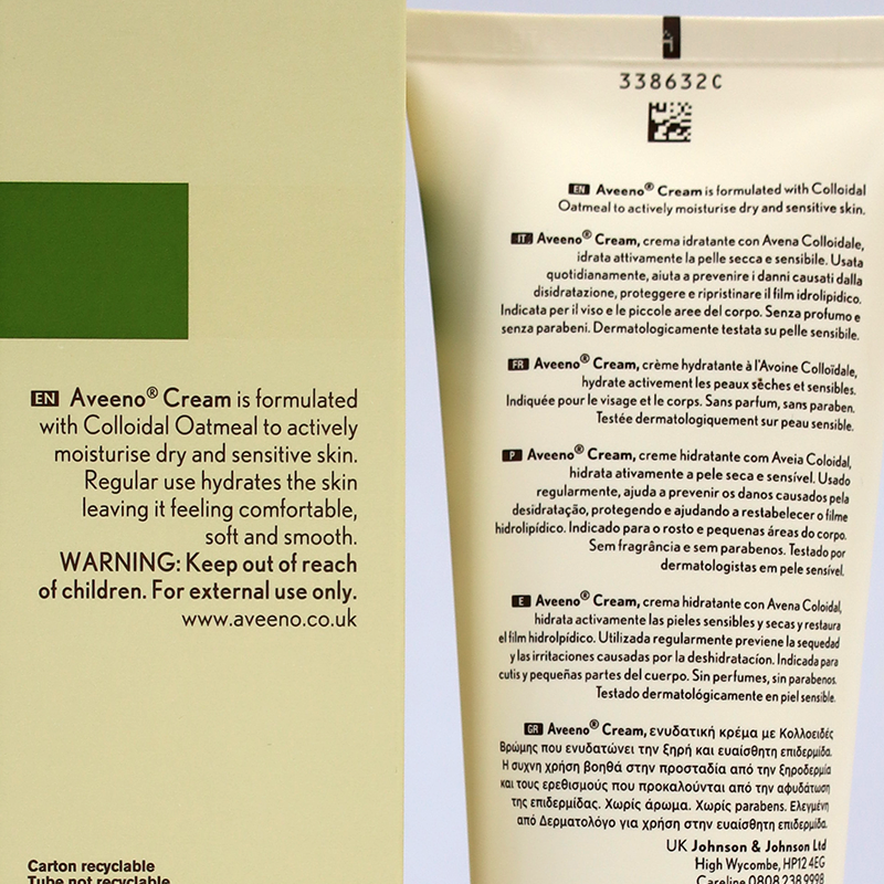 4021 Aveeno Moisturising Cream With Active Colloidal Oatmeal 100ml Elegance Aveeno Moisturising Cream With Active Colloidal Oatmeal 100ml Elegance