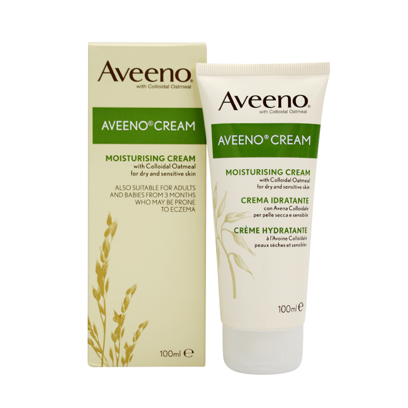 Aveeno Moisturising Cream With Active Colloidal Oatmeal 100ml Elegance