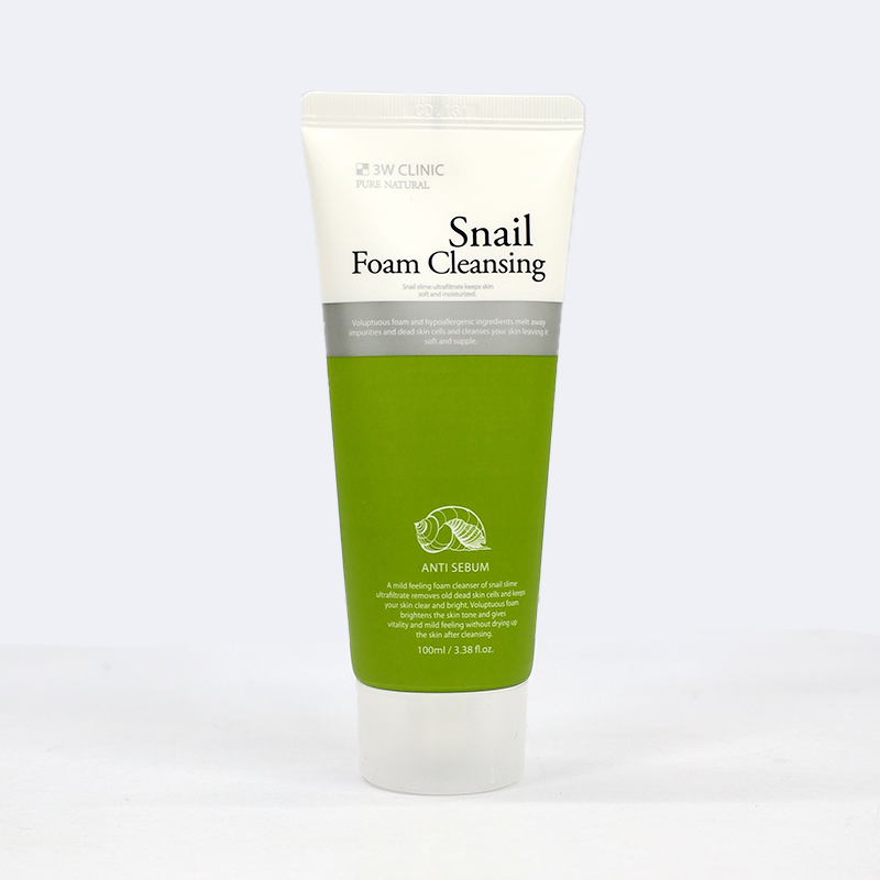3W Clinic Snail Foam Cleansing Anti Sebum 100ml Elegance