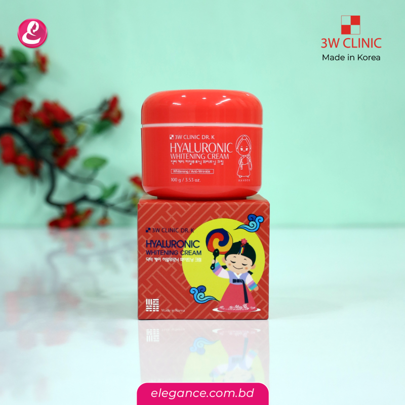 3W Clinic Dr. K Hyaluronic Whitening Cream (100ml) Elegance