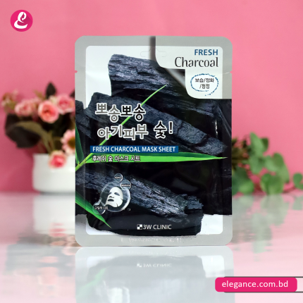 3W CLINIC CHARCOAL SHEET MASK